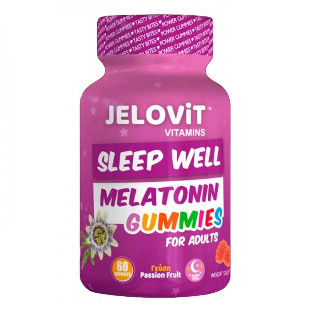 Sleep Well Melatonin for adults 60 gummies - Jelovit