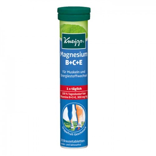 Magnesium & Vitamins B+C+E 20 αναβράζοντα - Kneipp Magnesium & Vitamins B+C+E 20 αναβράζοντα - Kneipp