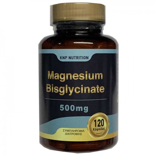 Magnesium Bisglycinate 500mg 120 caps - KNP Nutrition Magnesium Bisglycinate 500mg 120 caps - KNP Nutrition