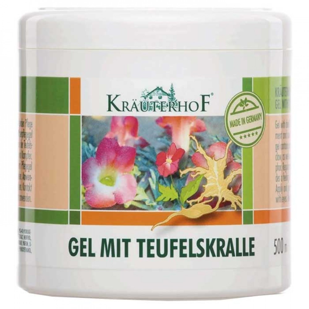 Τζελ Αρπαγόφυτου με Ευκάλυπτο 500ml Krauterhof / Teufelskralle - Devils Claw