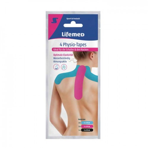 Physio-Tape 4 ταινίες 20x5 cm - Lifemed / Κινησιοθεραπεία Physio-Tape 4 ταινίες 20x5 cm - Lifemed / Κινησιοθεραπεία