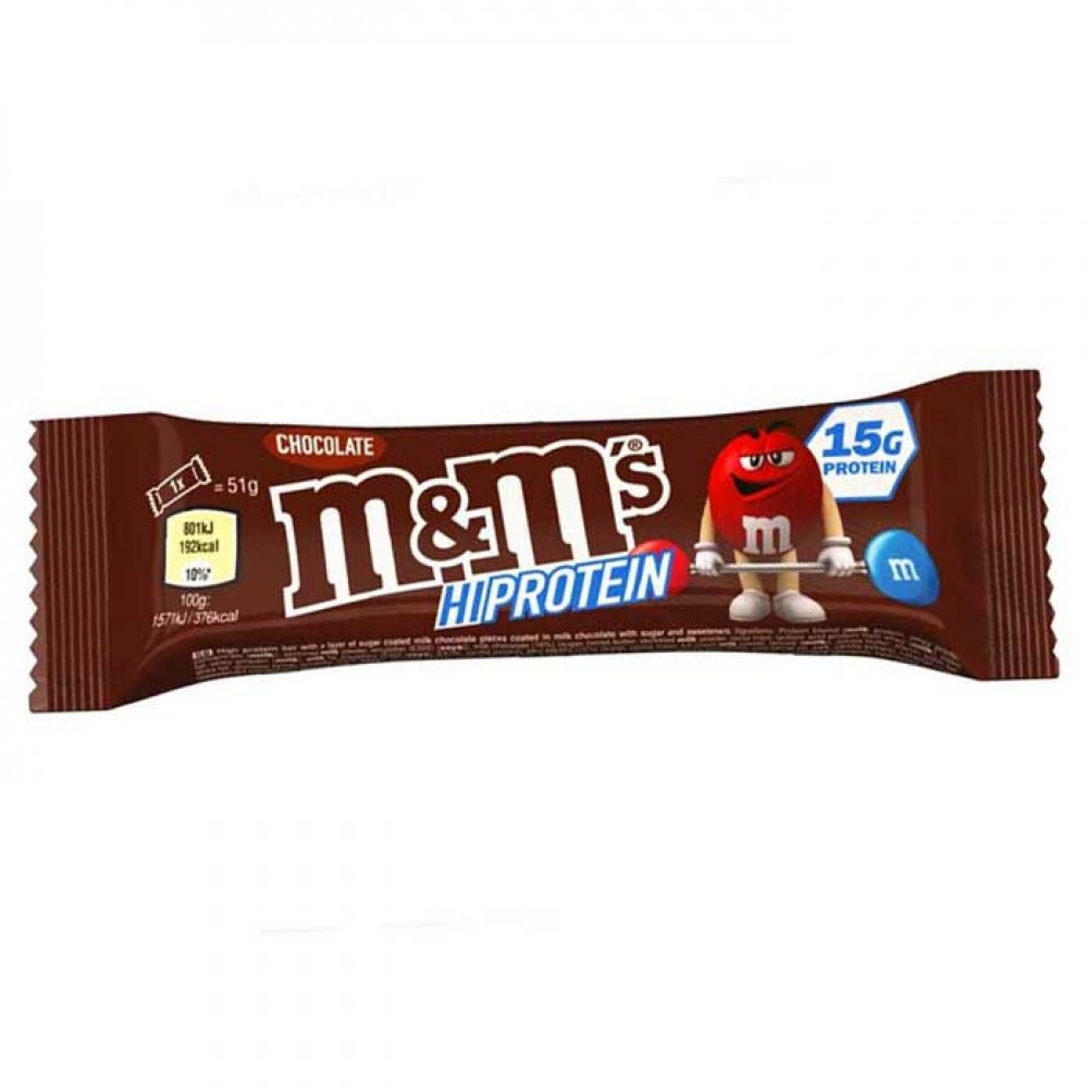 M&M'S Hi Protein Chocolate Bar 51g - Mars