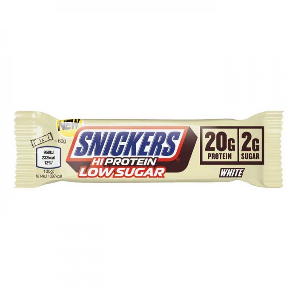 Snickers Hi-Protein Low Sugar White bar 57gr