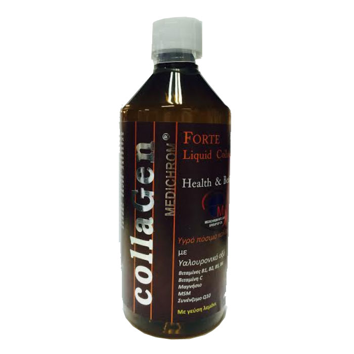 Collagen Forte με Στέβια 500 ml - Medichrom / Πόσιμο Κολλαγόνο