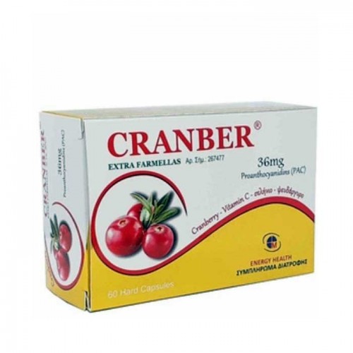 Cranber Extra 36mg 60caps - Medichrom Cranber Extra 36mg 60caps - Medichrom