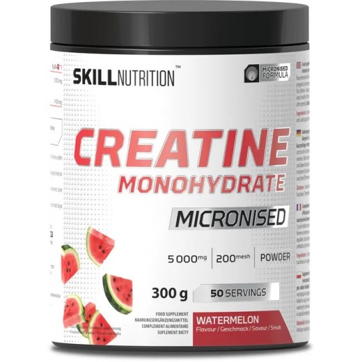 Creatine Monohydrate 300gr 200mesh / Skill - Watermellon (Καρπούζι)