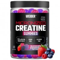 Premium Creatine 60 Gummies  /  Weider - Blackberry Strawberry