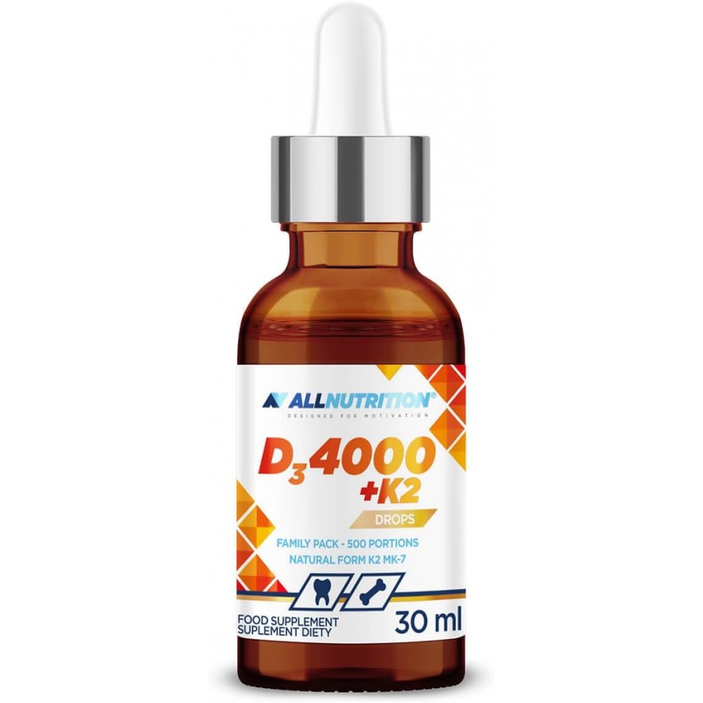 Drops D3 4000 + K2MK7 100mcg 30ml / AllNutrition