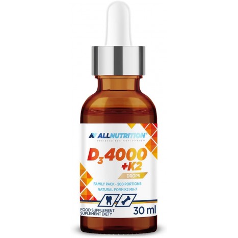 Drops D3 4000 + K2MK7 100mcg 30ml / AllNutrition