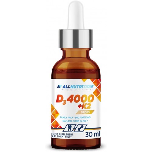 Drops D3 4000 + K2MK7 100mcg 30ml / AllNutrition