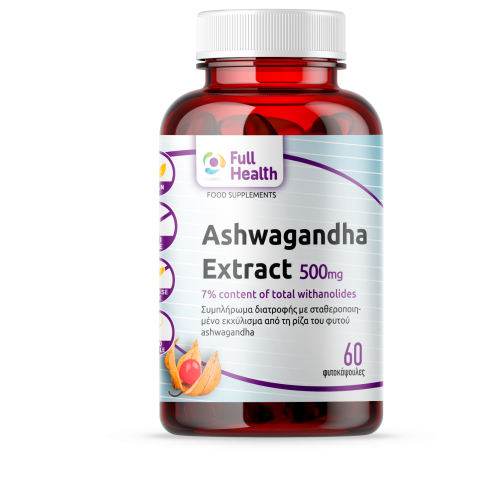 Ashwagandha Extract 500Mg 60 caps - Full Health
