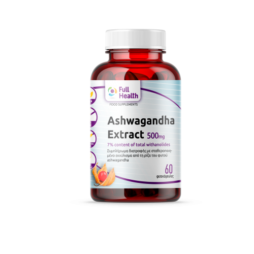 Ashwagandha Extract 500Mg 60 caps - Full Health