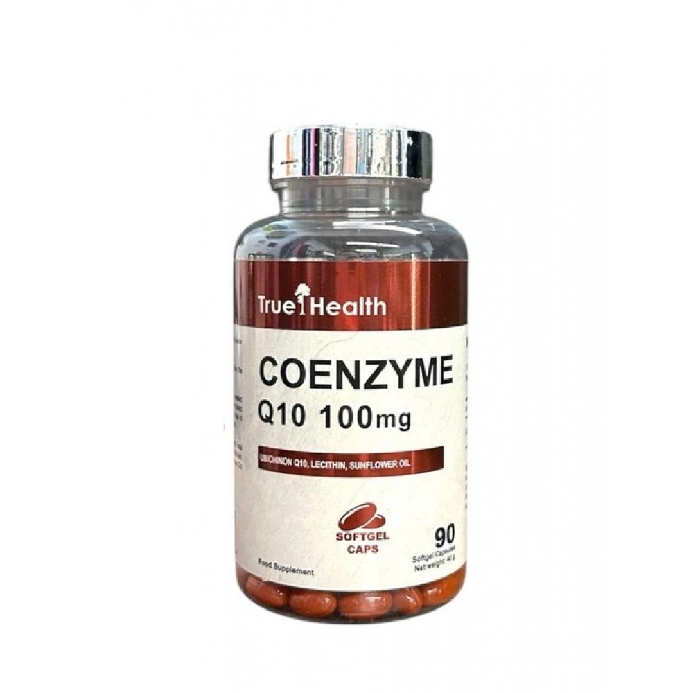 Coenzyme Q10 100mg 100sgels / True Health