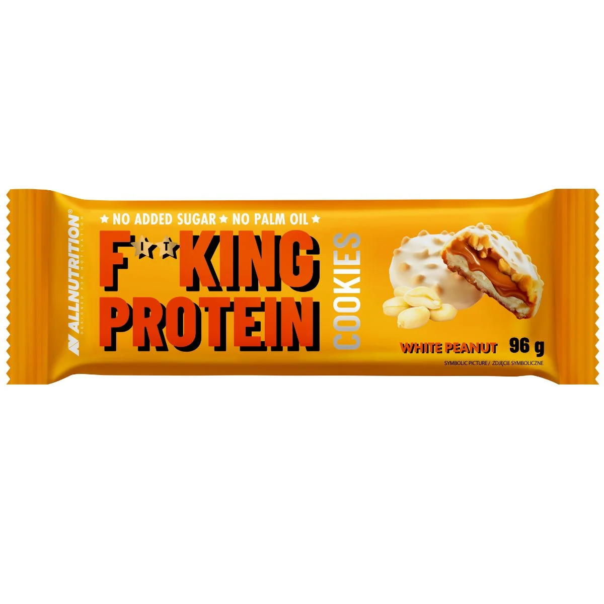 Fitking Protein Cookies 96gr / AllNutrition - white peanut