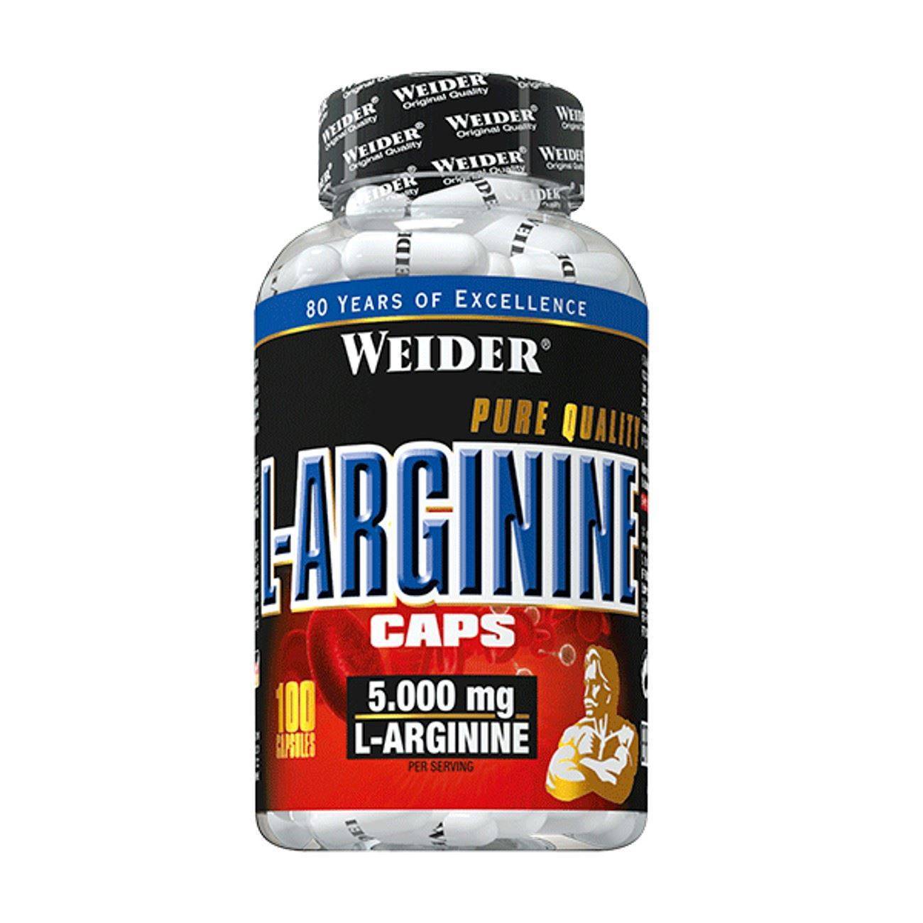 Premium L-Arginine 5000mg 100caps / Weider