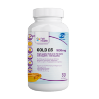 FULL HEALTH OMEGA 3 GOLD 1000 MG 30 SOFTGELS