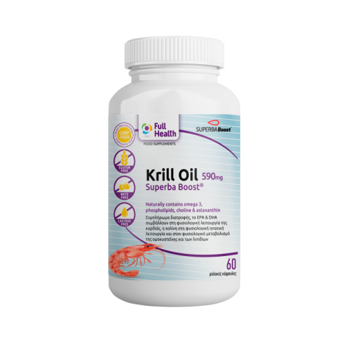 FULL HEALTH KRILL OIL SUPERBA 590 MG 60 SGELS