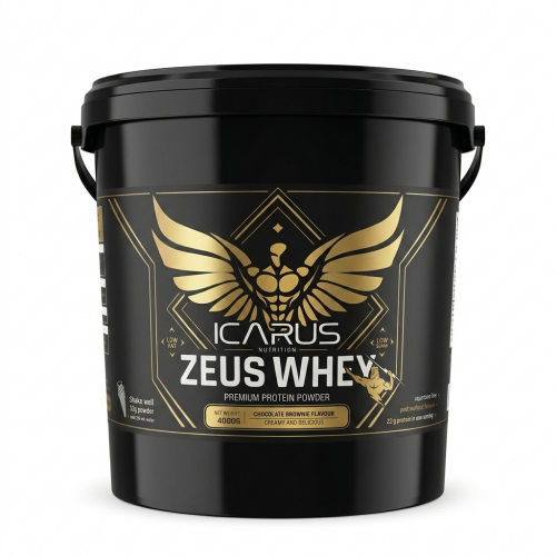 Zeus Whey 4kg 100% whey protein - Icarus Nutrition / Chocolate Brownie