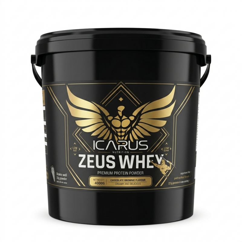 Zeus Whey 4kg 100% whey protein - Icarus Nutrition / Chocolate Brownie
