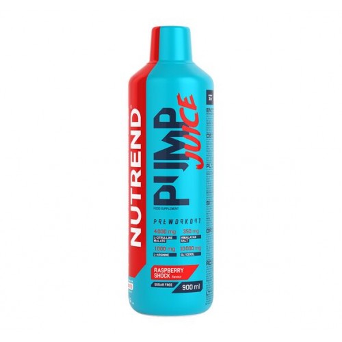 Pump Juice Pre Workout 900ml - Nutrend / Raspberry Shock