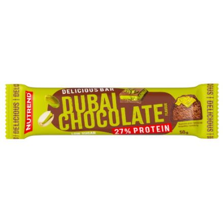 Delicious Bar 27% Low Sugar 50g / Nutrend - Dubai Chocolate