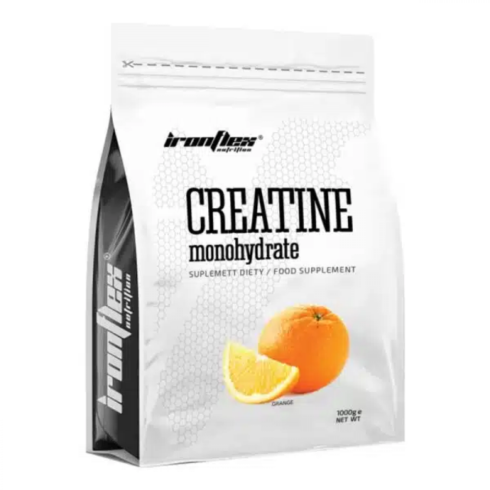 Creatine Monohydrate 1000g - IronFlex Nutrition / Orange