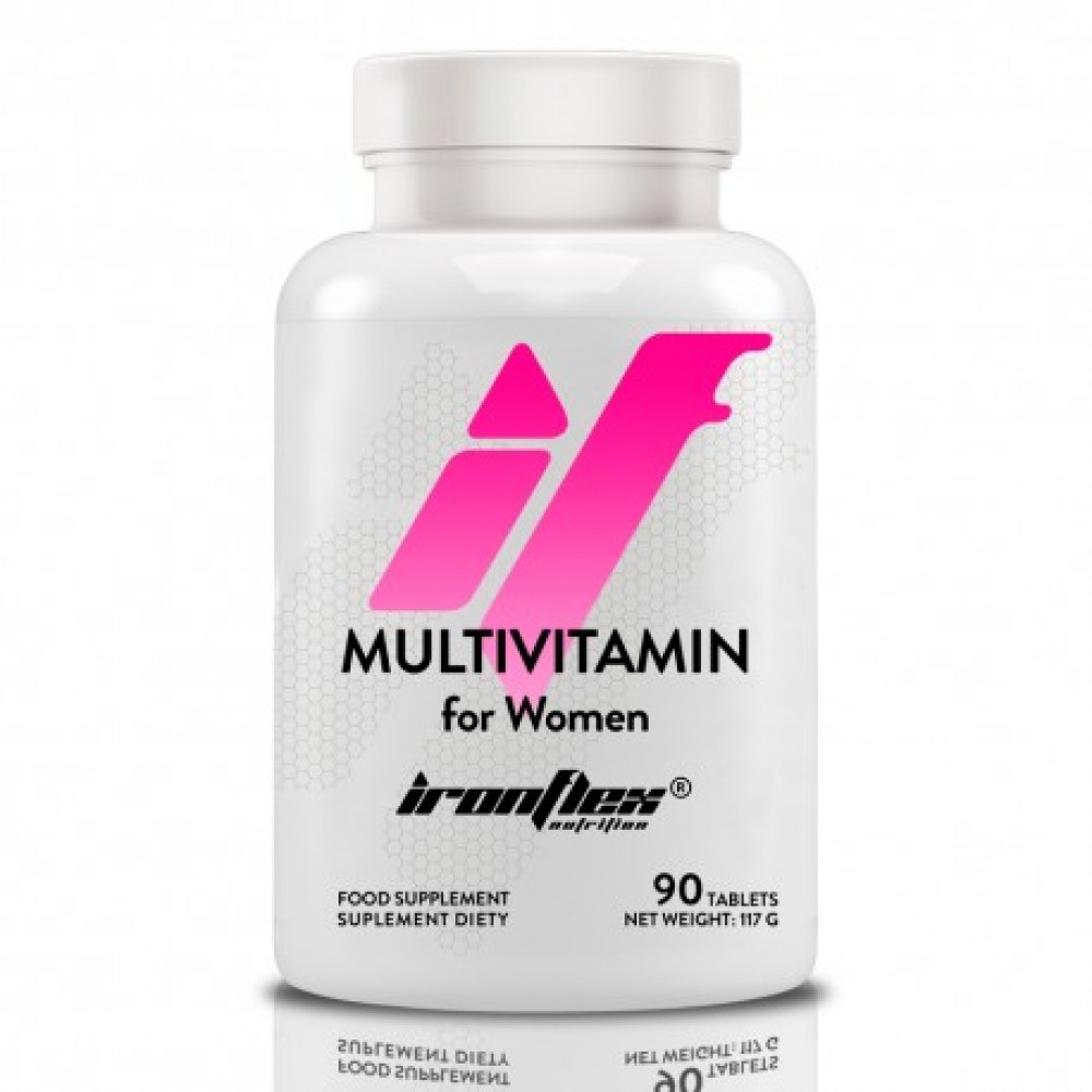 Multivitamin for Women 90 tabs - IronFlex Nutrition