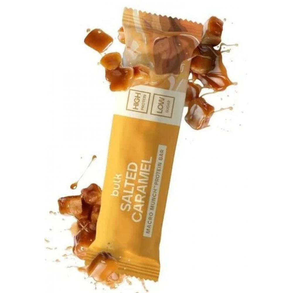 Macro Munch Protien Bar 62gr / Bulk - Salted Caramel