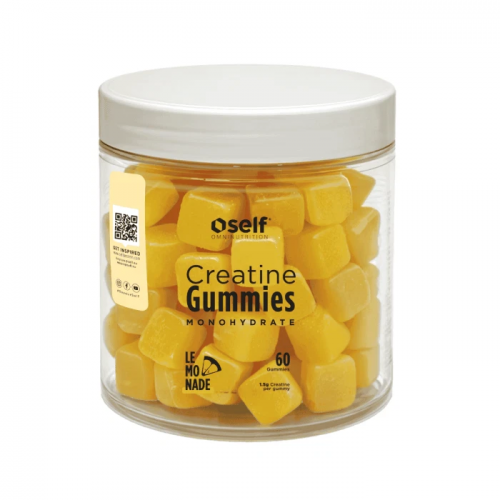 Creatine Gummies 1500mg 60gum / Self Omni - Lemon (λεμόνι)