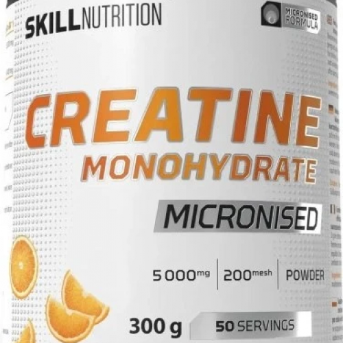 Creatine Monohydrate 300gr 200mesh / Skill - Orange / Πορτοκάλι
