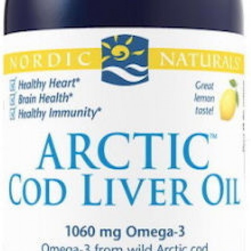 Arctic Cod Liver Oil 1060mg 237ml / Nordic Naturals - Lemon