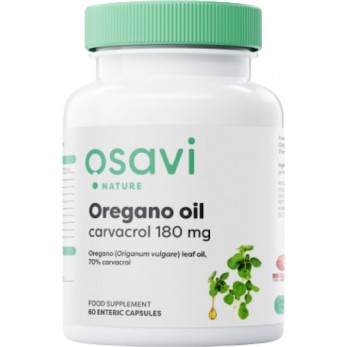 Oregano Oil Carvacrol  180mg 60 caps - Osavi