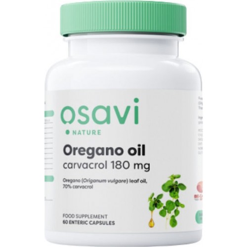 Oregano Oil Carvacrol  180mg 60 caps - Osavi