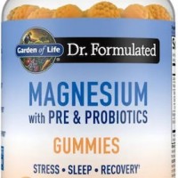Magnesium  Bisglycinate with Pre and Probiotics 60 Gummies / Garden of Life - Peach (ροδάκινο)