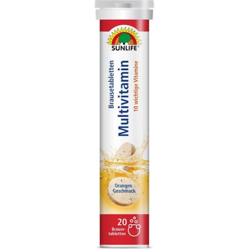 MultiVitamin effervescent 20 tabs - Sunlife / Orange