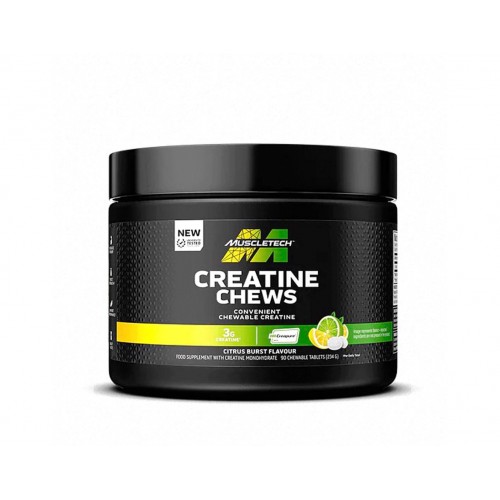 Creatine Chews Creapure 1000mg 90 ταμπλέτες - MuscleTech /  Citrus Burst