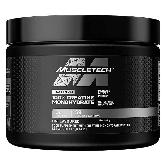 Platinum 100% Creatine Monohydrate 200g - MuscleTech