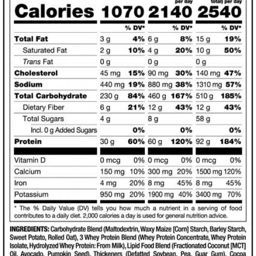 Mass Extreme 2500 5450gr - Mutant 