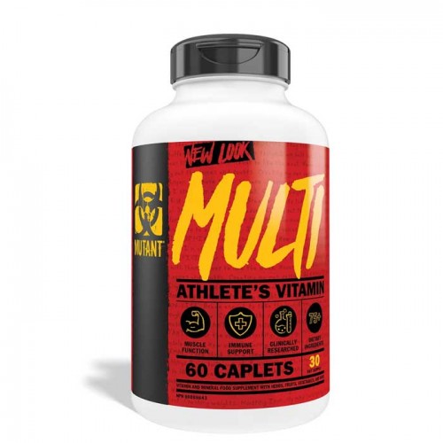 Multi Athlete's Vitamin 60 Caplets - Mutant Multi Athlete's Vitamin 60 Caplets - Mutant