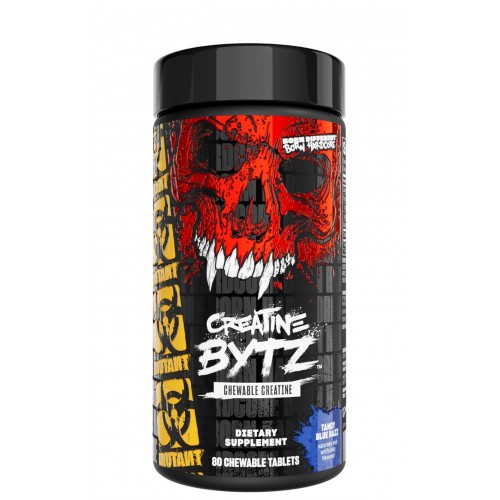 Creatine Bytz μασσώμενα δισκια κρεατίνης - Mutant / Tangy Blue Razz