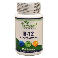 B-12 1000mcg 100 tabs - Natural Vitamins