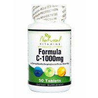 Vitamin C-1000 with Bioflavonoids 50 tabs - Natural Vitamins