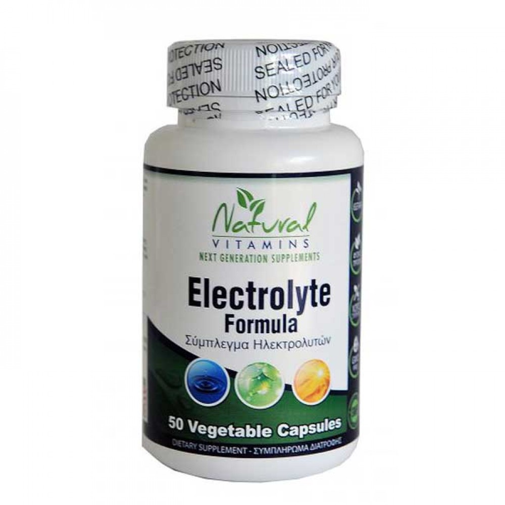 Electrolyte Formula 50 vcaps - Natural Vitamins