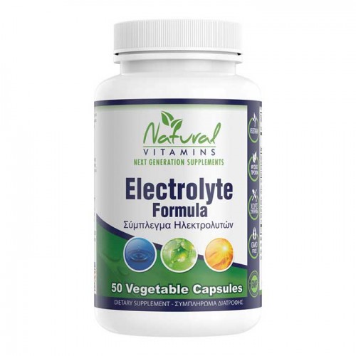 Electrolyte Formula 50 vcaps - Natural Vitamins Electrolyte Formula 50 vcaps - Natural Vitamins