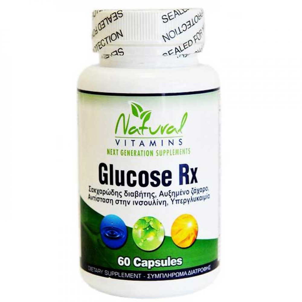 Glucose RX 60 caps - Natural Vitamins