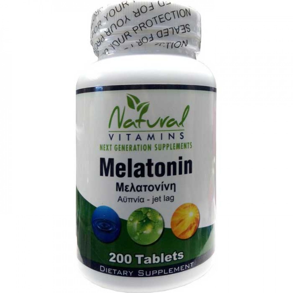 Melatonin 1mg 200 tabs - Natural Vitamins