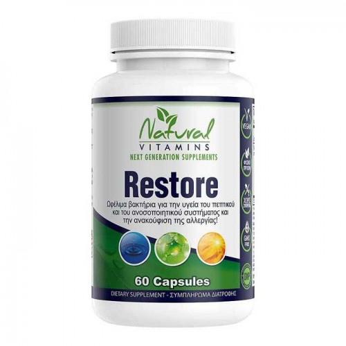 Restore 60 caps - Natural Vitamins Restore 60 caps - Natural Vitamins