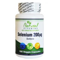 Selenium 200mcg 100 vcaps - Natural Vitamins