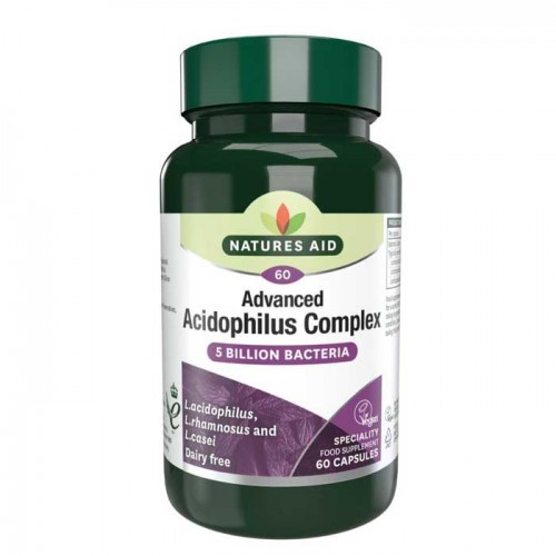 Acidophilus Complex 5 billion 60 κάψουλες - Natures Aid / Προβιοτικό Acidophilus Complex 5 billion 60 κάψουλες - Natures Aid / Προβιοτικό