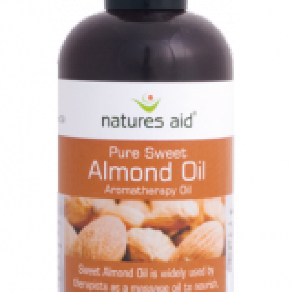 Pure Sweet Almond Oil 150ml - Natures Aid / Αμυγδαλέλαιο - Λάδι σώματος